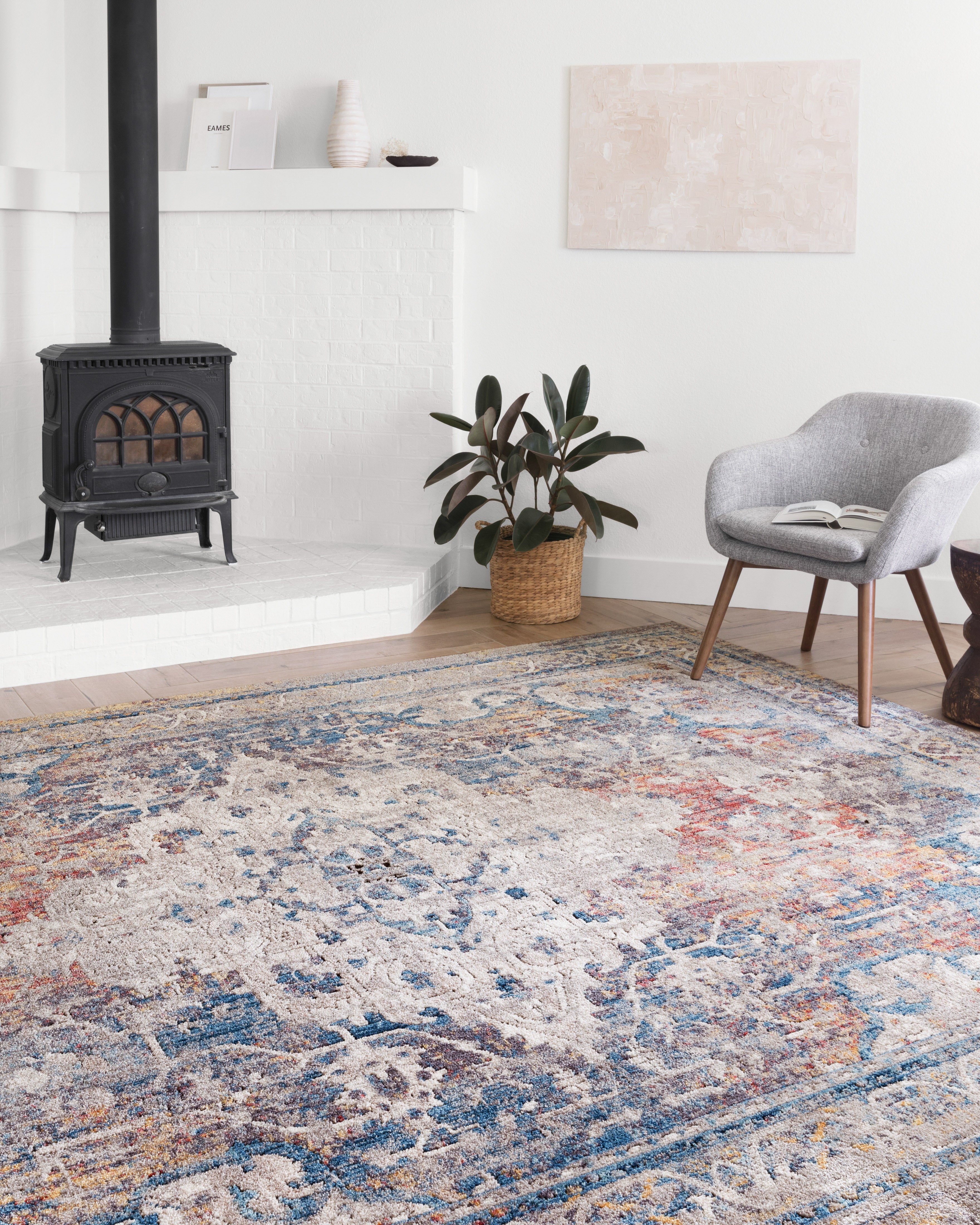 Loloi Dante Multi / Stone Rug RUGS - synthetic Loloi
