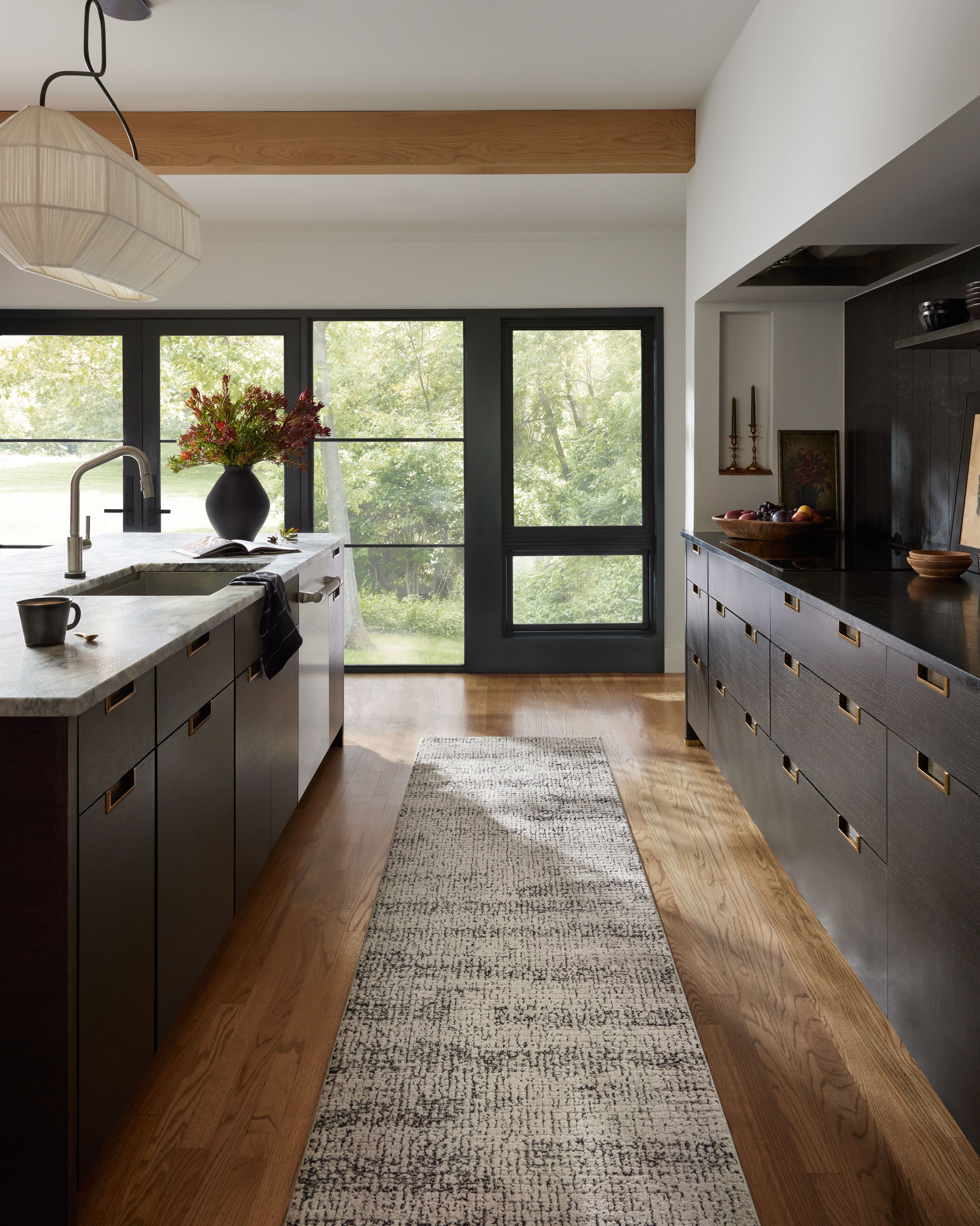 Loloi Darby Oatmeal / Charcoal Rug 0-RUGS-patterned Loloi