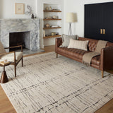 Loloi Darby Sand / Dk. Grey Rug 0-RUGS-patterned Loloi