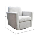 Calder Swivel Club Chair FURNITURE - club chairs LH IMPORTS