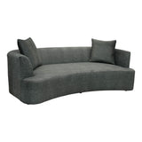 Ingram 93" Curved Sofa FURNITURE - sofas LH IMPORTS Pewter
