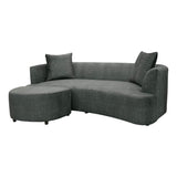 Ingram 93" Curved Sofa FURNITURE - sofas LH IMPORTS