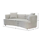 Ingram 93" Curved Sofa FURNITURE - sofas LH IMPORTS