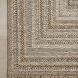 Loloi Dawn Natural Rug No.7 RUGS - synthetic Loloi 18" x 18"