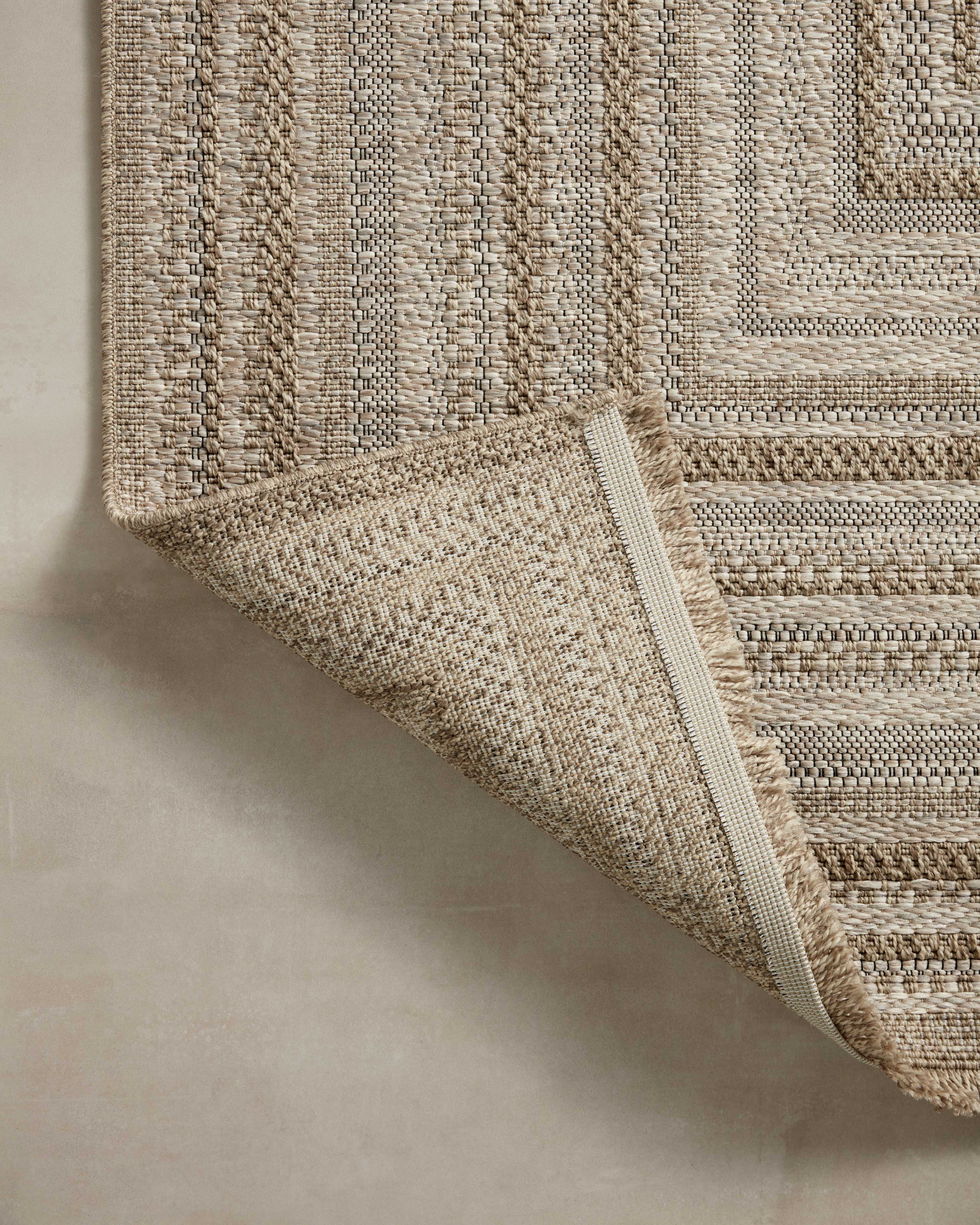 Loloi Dawn Natural Rug No.7 RUGS - synthetic Loloi 18" x 18"