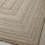 Loloi Dawn Natural Rug No.7 RUGS - synthetic Loloi 18" x 18"