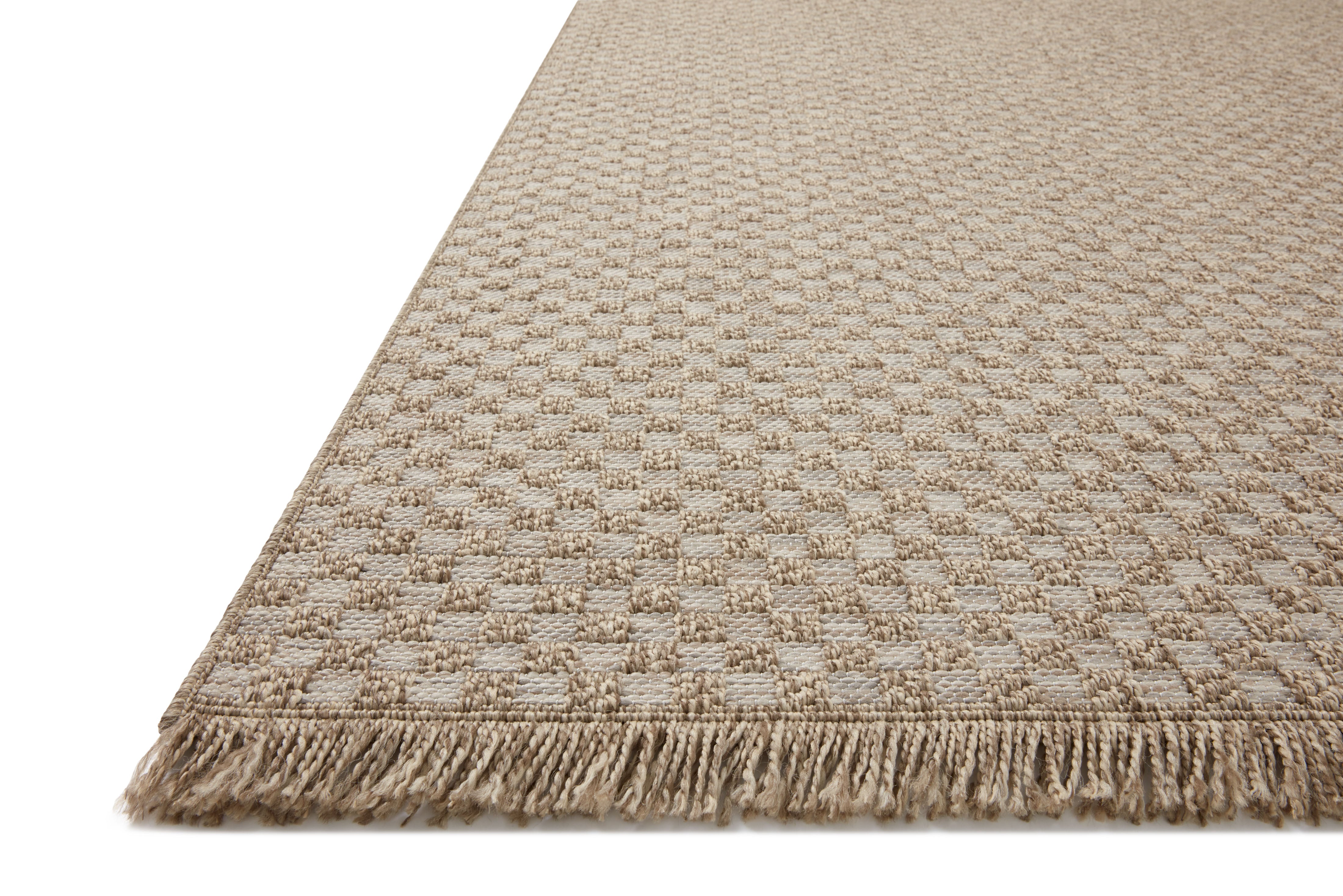 Loloi Dawn Natural Rug No.1 RUGS - synthetic Loloi 18" x 18"