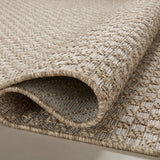 Loloi Dawn Natural Rug No.7 RUGS - synthetic Loloi 18" x 18"