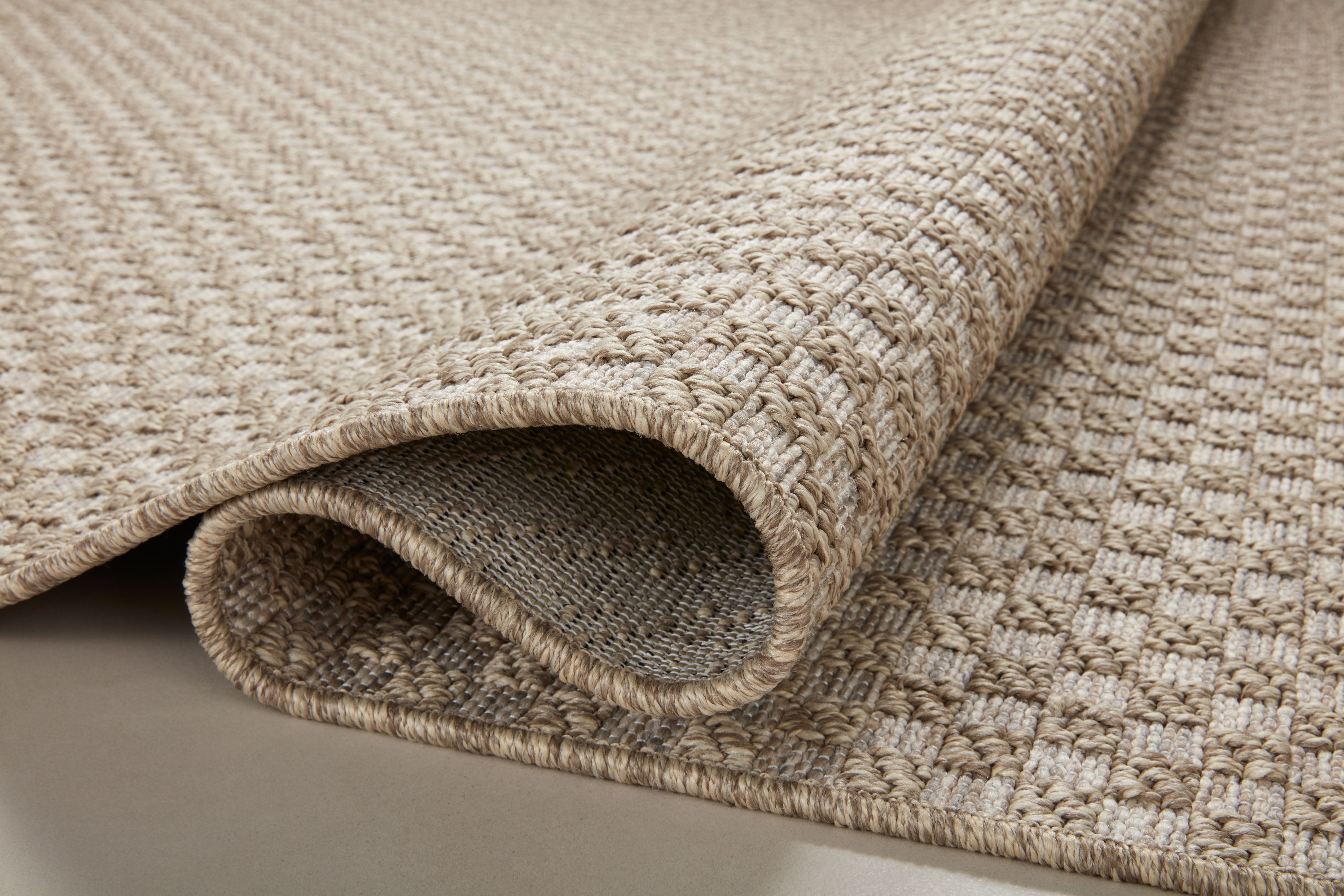 Loloi Dawn Natural Rug No.7 RUGS - synthetic Loloi 18" x 18"