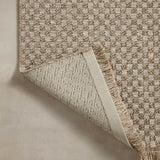 Loloi Dawn Natural Rug No.5 RUGS - synthetic Loloi 18" x 18"