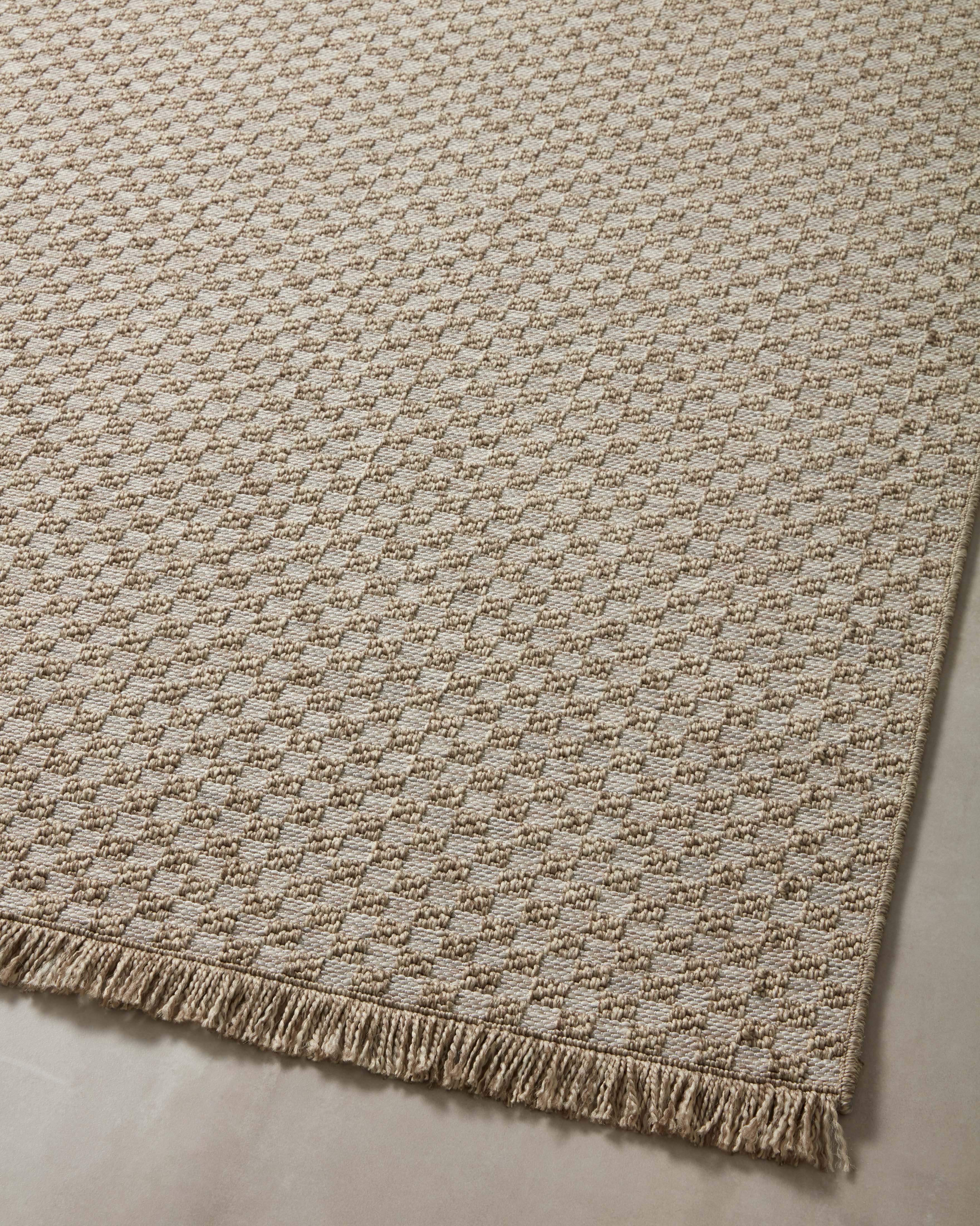 Loloi Dawn Natural Rug No.7 RUGS - synthetic Loloi 18" x 18"
