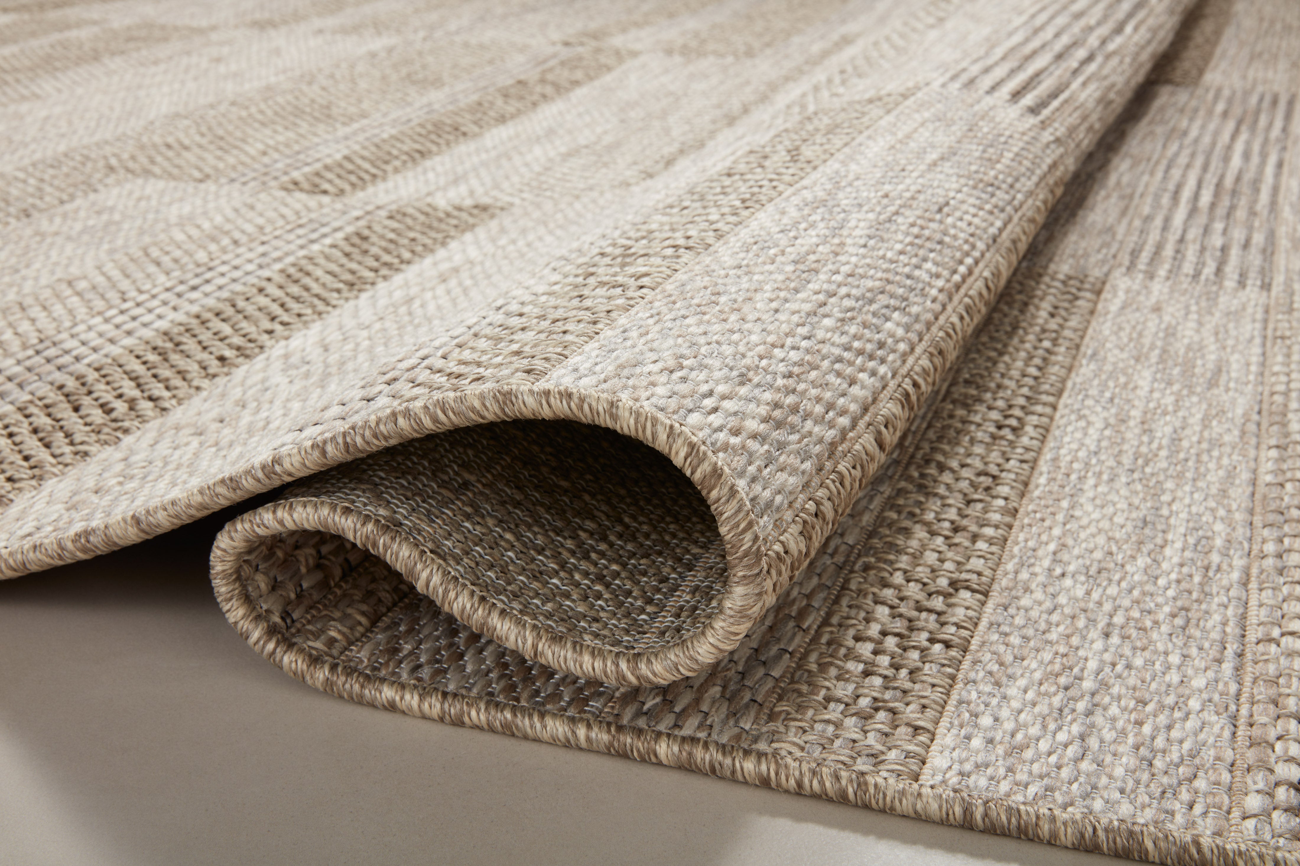 Loloi Dawn Natural Rug No.7 RUGS - synthetic Loloi 18" x 18"