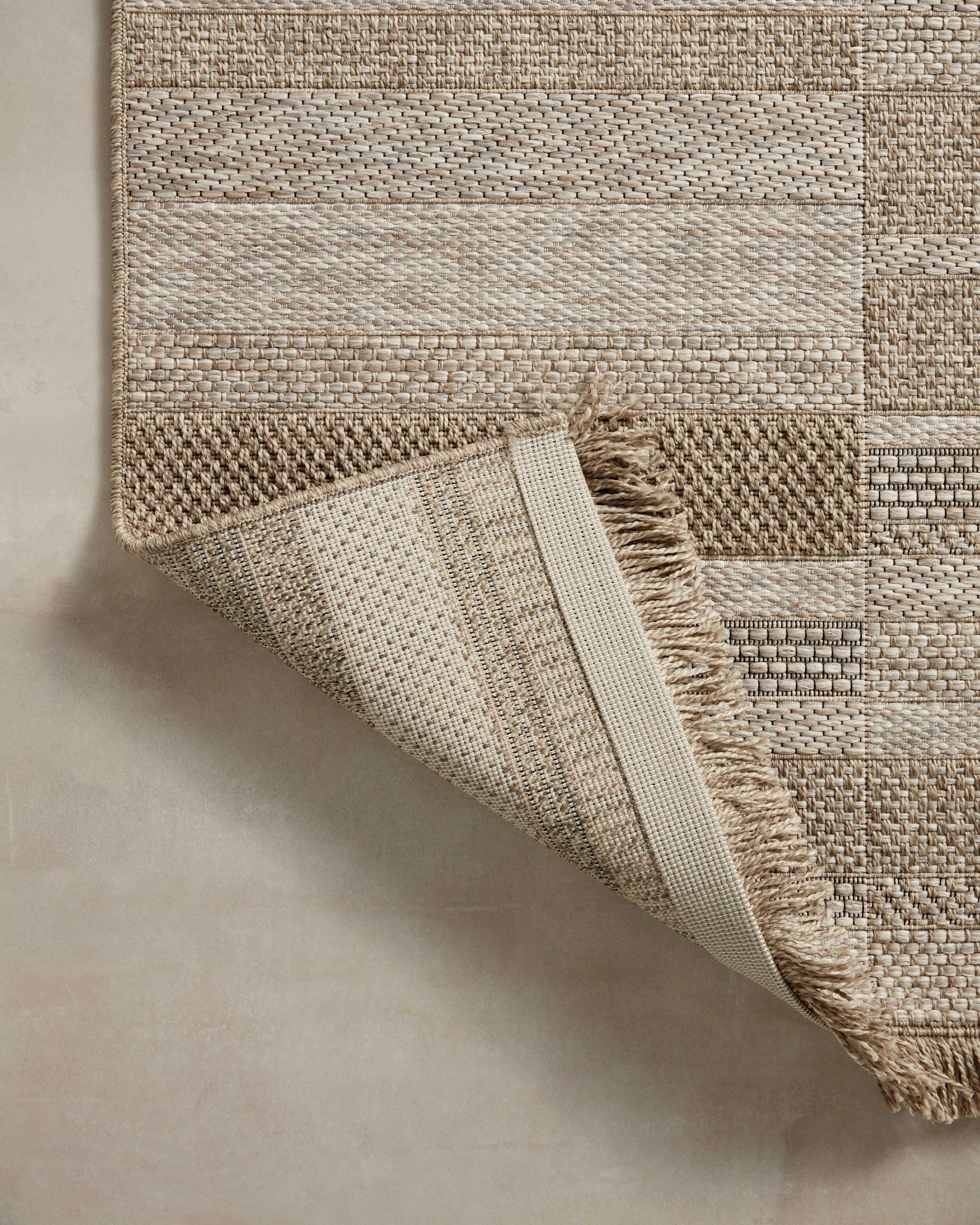 Loloi Dawn Natural Rug No.5 RUGS - synthetic Loloi 18" x 18"