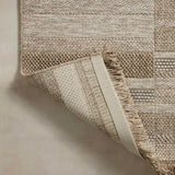 Loloi Dawn Natural Rug No.7 RUGS - synthetic Loloi 18" x 18"