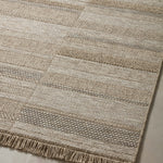 Loloi Dawn Natural Rug No.7 RUGS - synthetic Loloi 18" x 18"