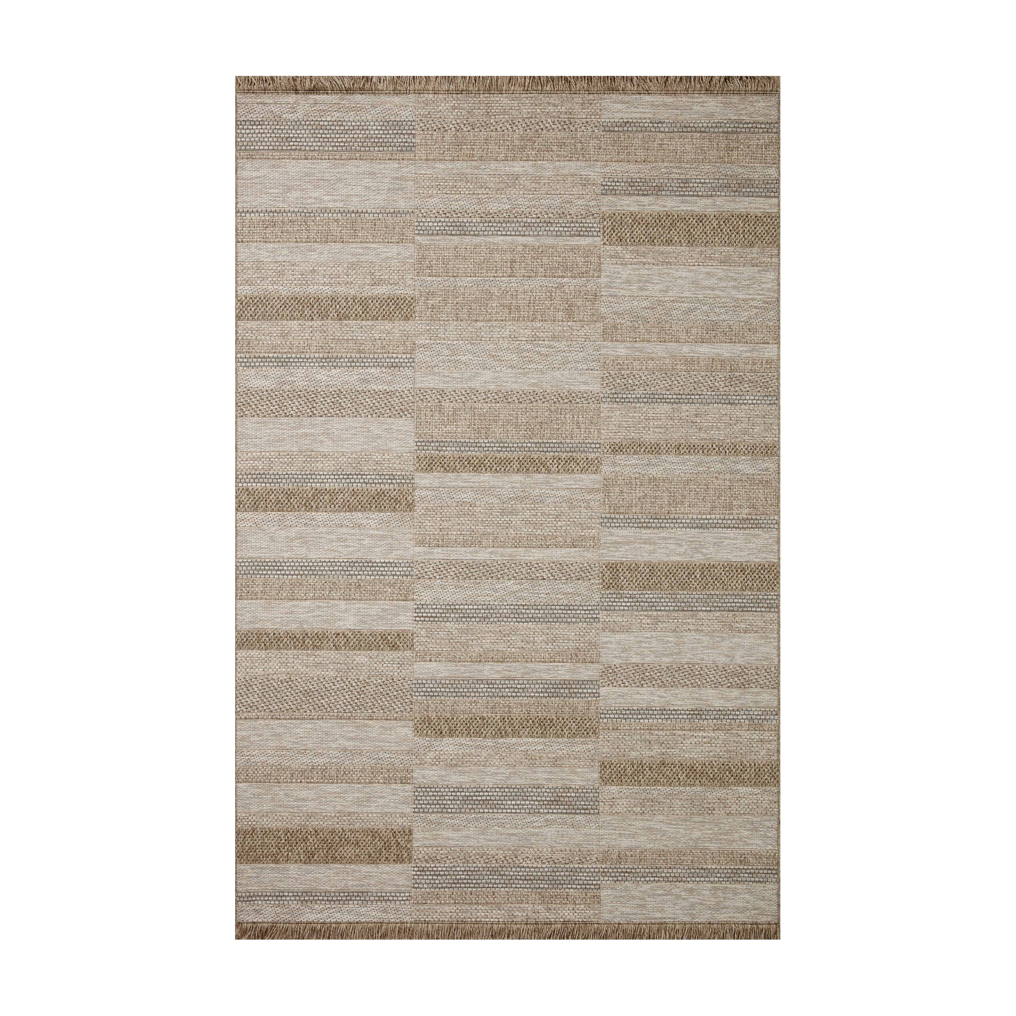 Loloi Dawn Natural Rug No.3 RUGS - synthetic Loloi 18" x 18"