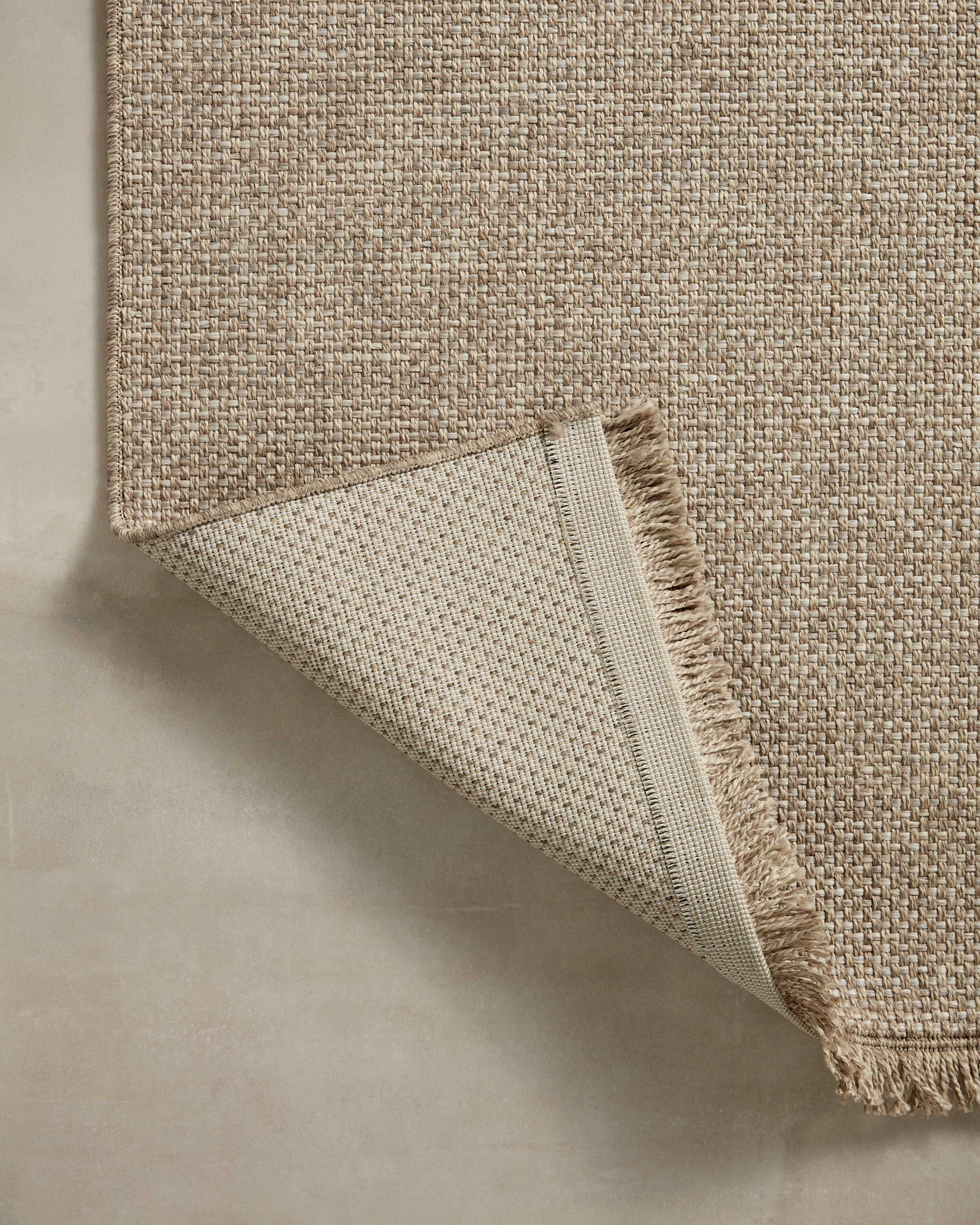Loloi Dawn Natural Rug No.7 RUGS - synthetic Loloi 18" x 18"