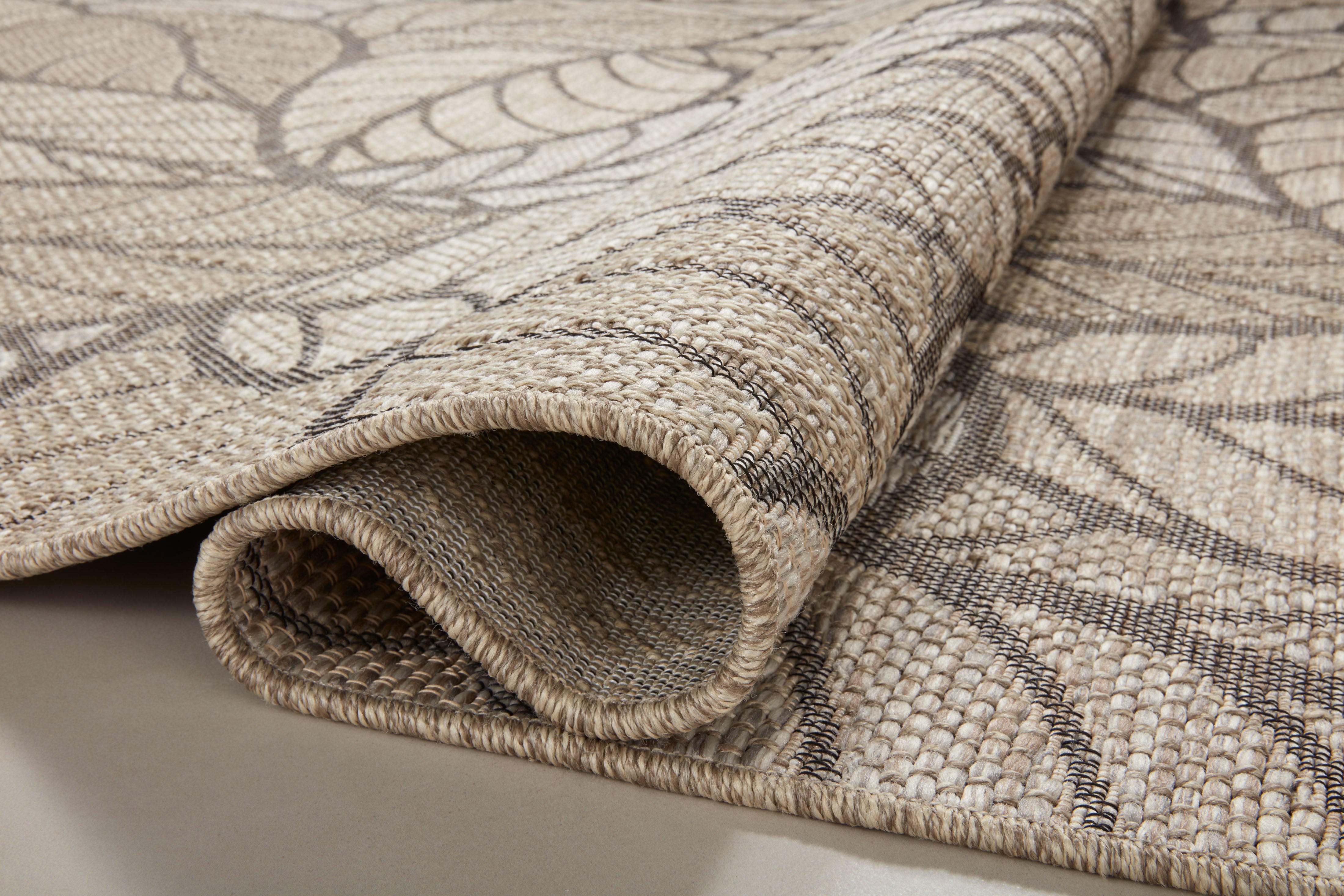 Loloi Dawn Natural Rug No.2 RUGS - synthetic Loloi 18" x 18"