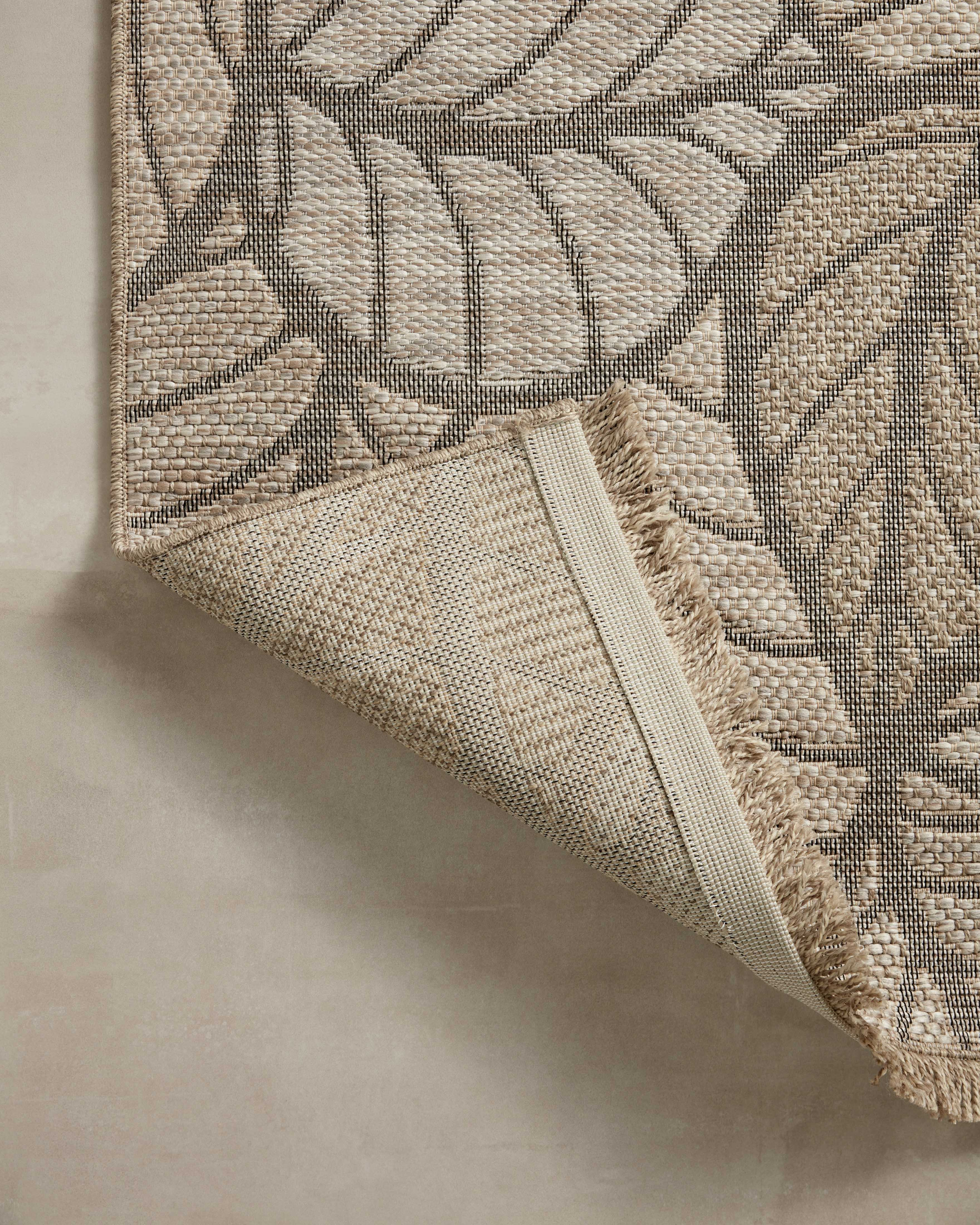 Loloi Dawn Natural Rug No.2 RUGS - synthetic Loloi 18" x 18"