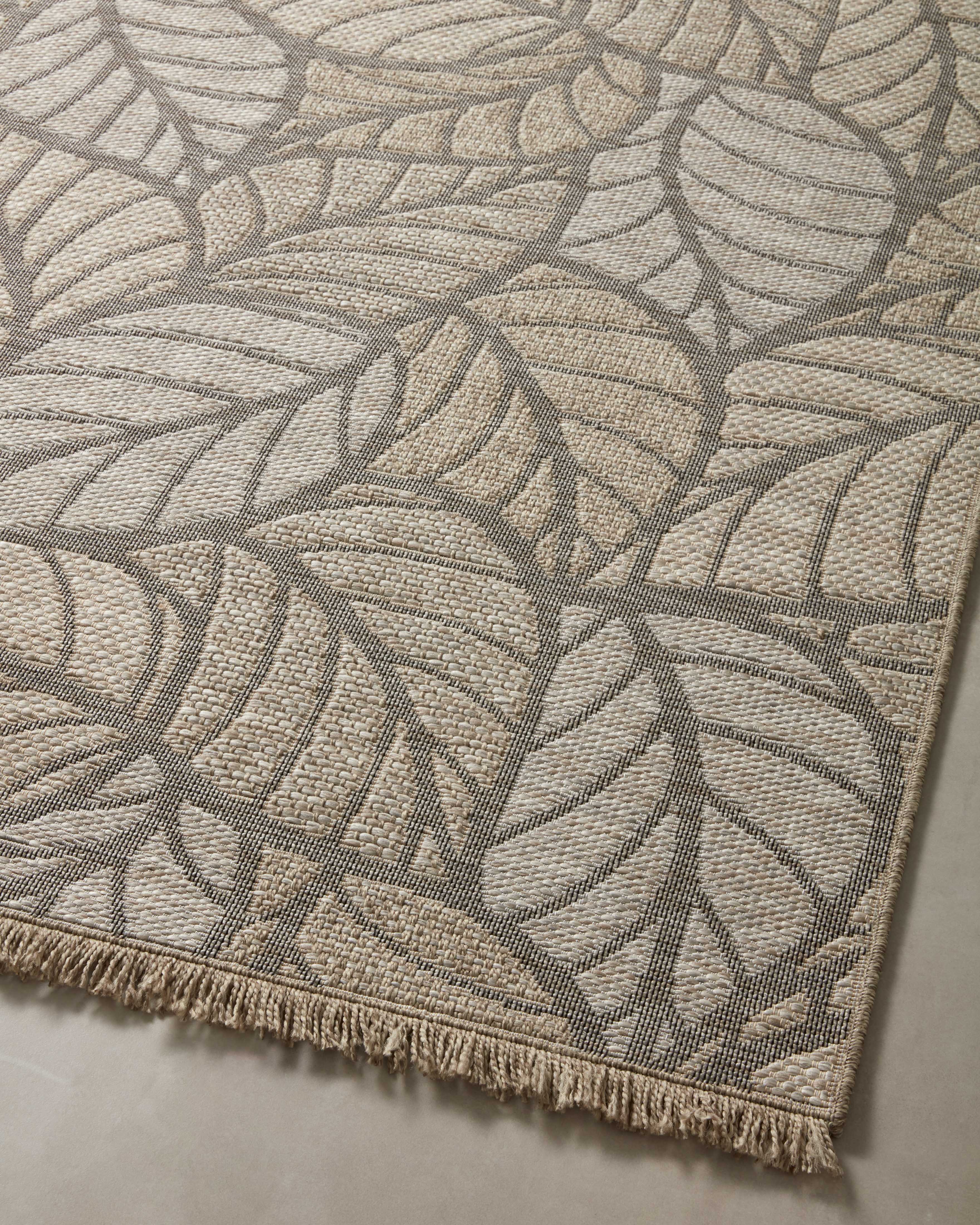 Loloi Dawn Natural Rug No.1 RUGS - synthetic Loloi 18" x 18"