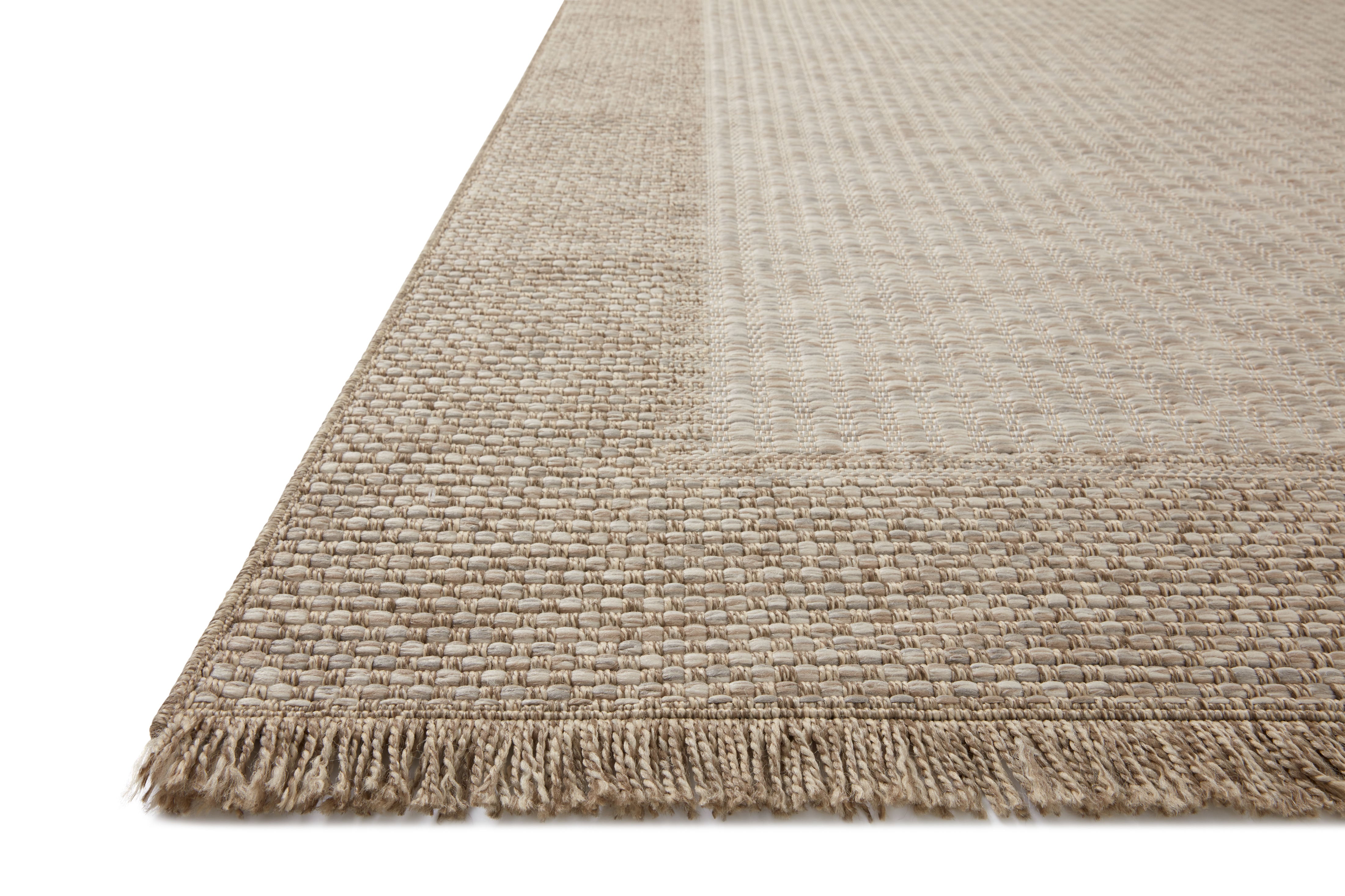 Loloi Dawn Natural Rug No.2 RUGS - synthetic Loloi 18" x 18"