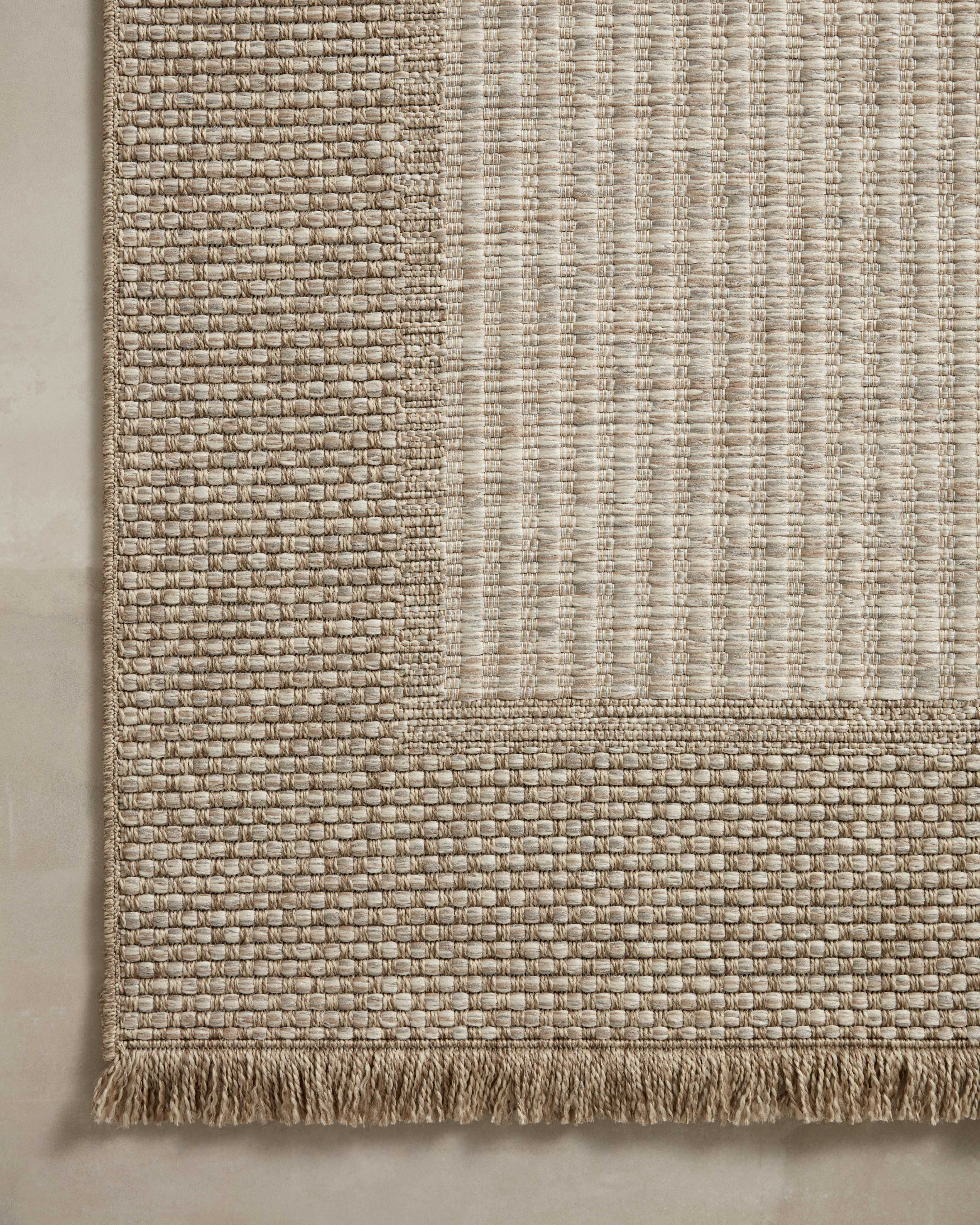 Loloi Dawn Natural Rug No.5 RUGS - synthetic Loloi 18" x 18"