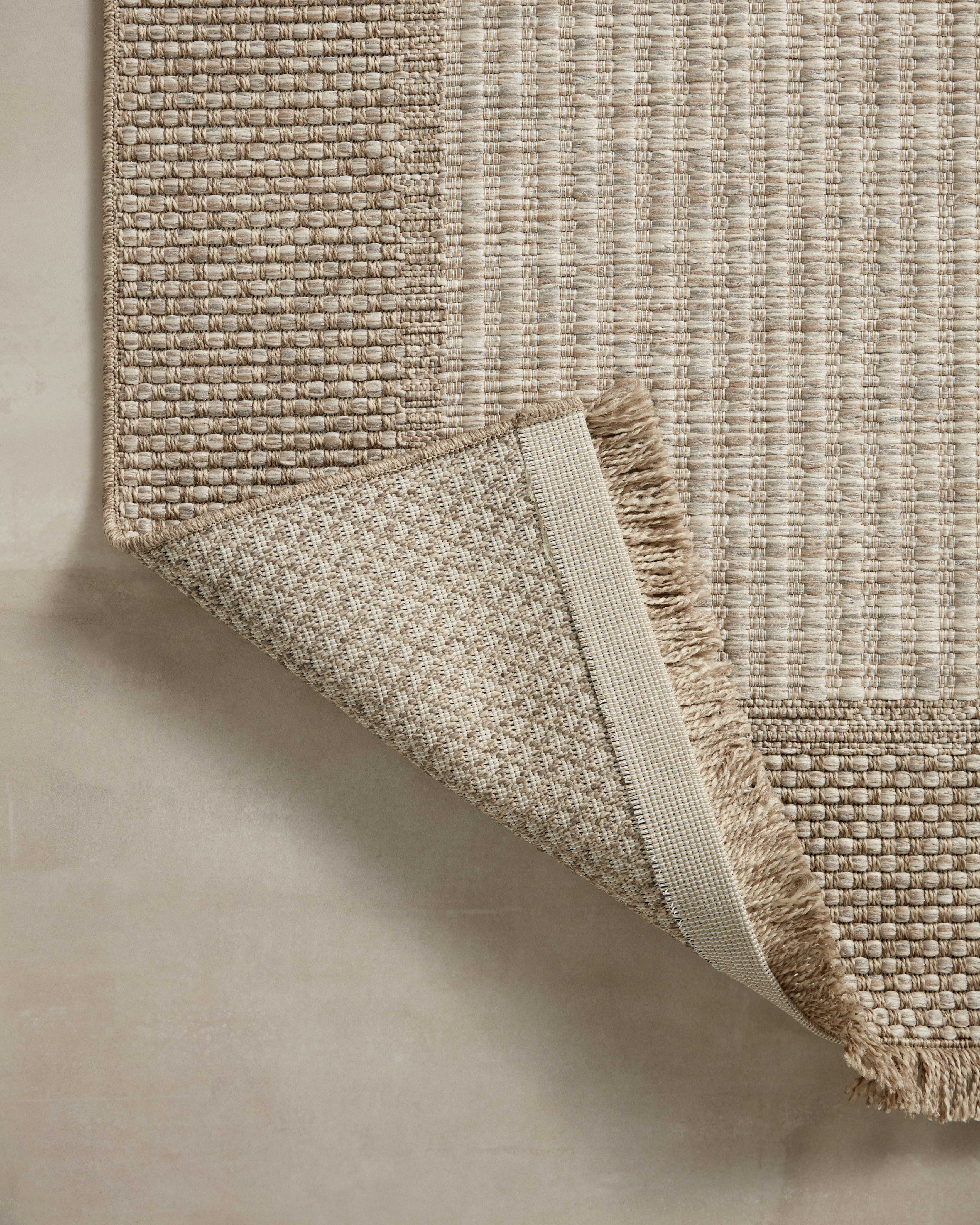 Loloi Dawn Natural Rug No.2 RUGS - synthetic Loloi 18" x 18"