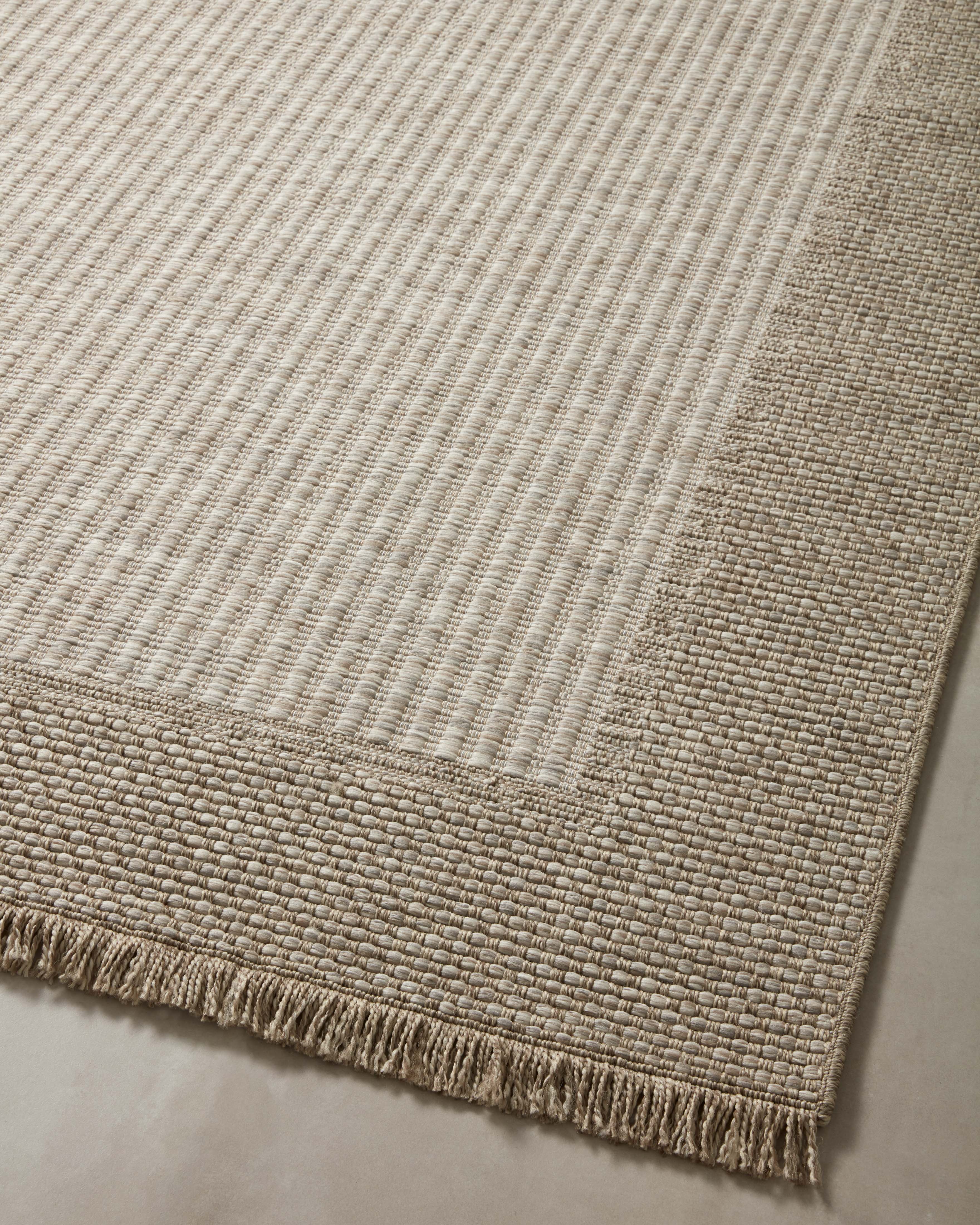 Loloi Dawn Natural Rug No.2 RUGS - synthetic Loloi 18" x 18"