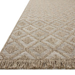 Loloi Dawn Natural Rug No.1 RUGS - synthetic Loloi 18" x 18"