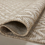 Loloi Dawn Natural Rug No.2 RUGS - synthetic Loloi 18" x 18"