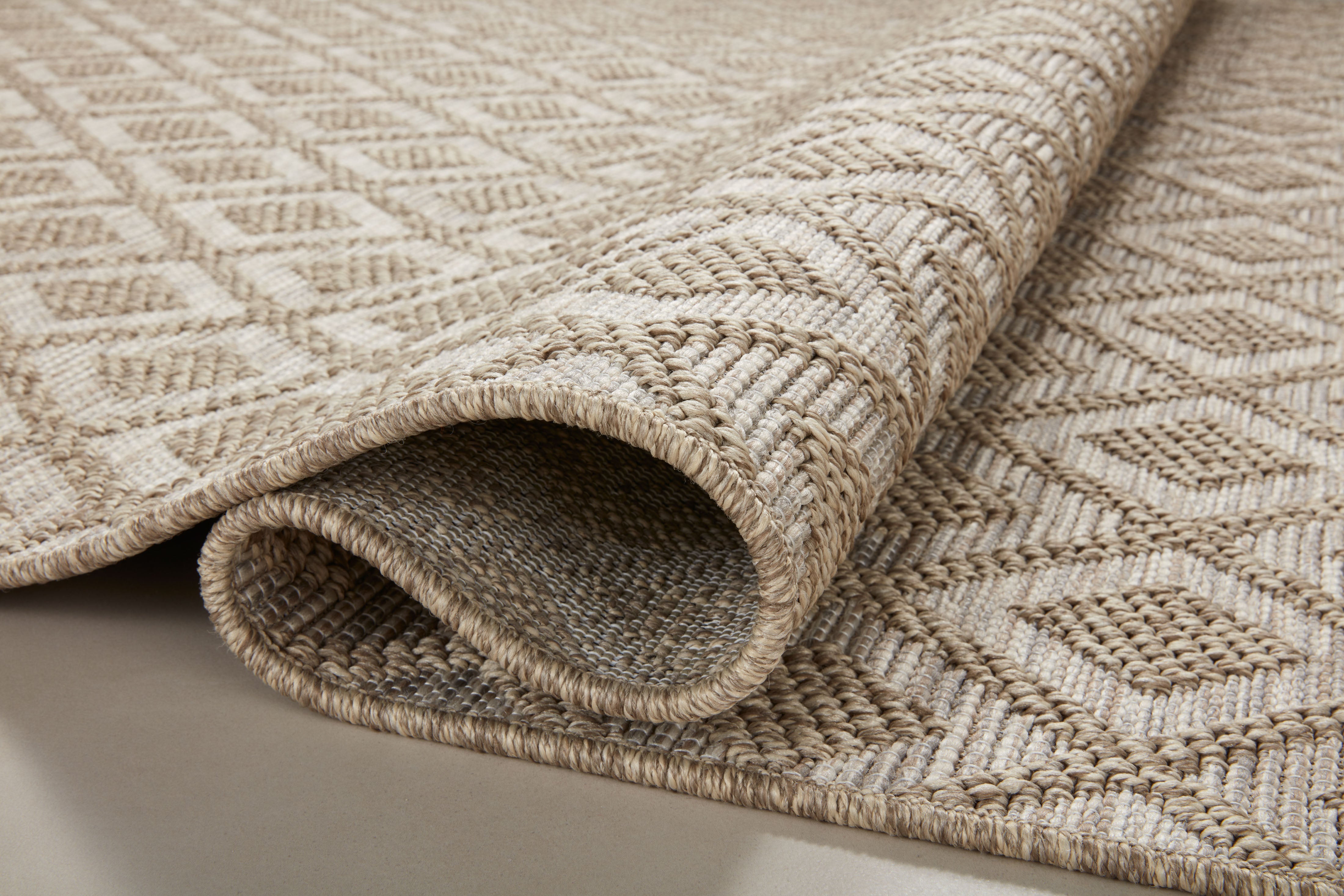 Loloi Dawn Natural Rug No.2 RUGS - synthetic Loloi 18" x 18"