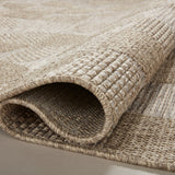 Loloi Dawn Natural Rug No.5 RUGS - synthetic Loloi 18" x 18"