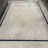 FLOOR MODEL - Nate Berkus Serge Bordered Wool Cozy Area Rug - 8'6" x 11'6"