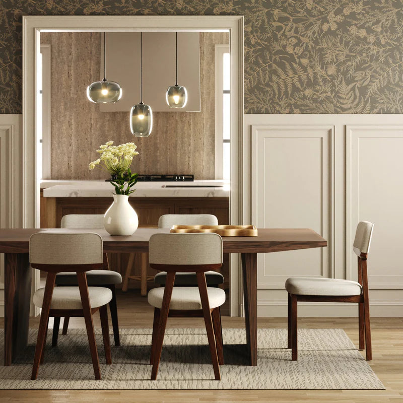 Tangence Solid Wood Dining Chair FURNITURE - dining chair Union Home