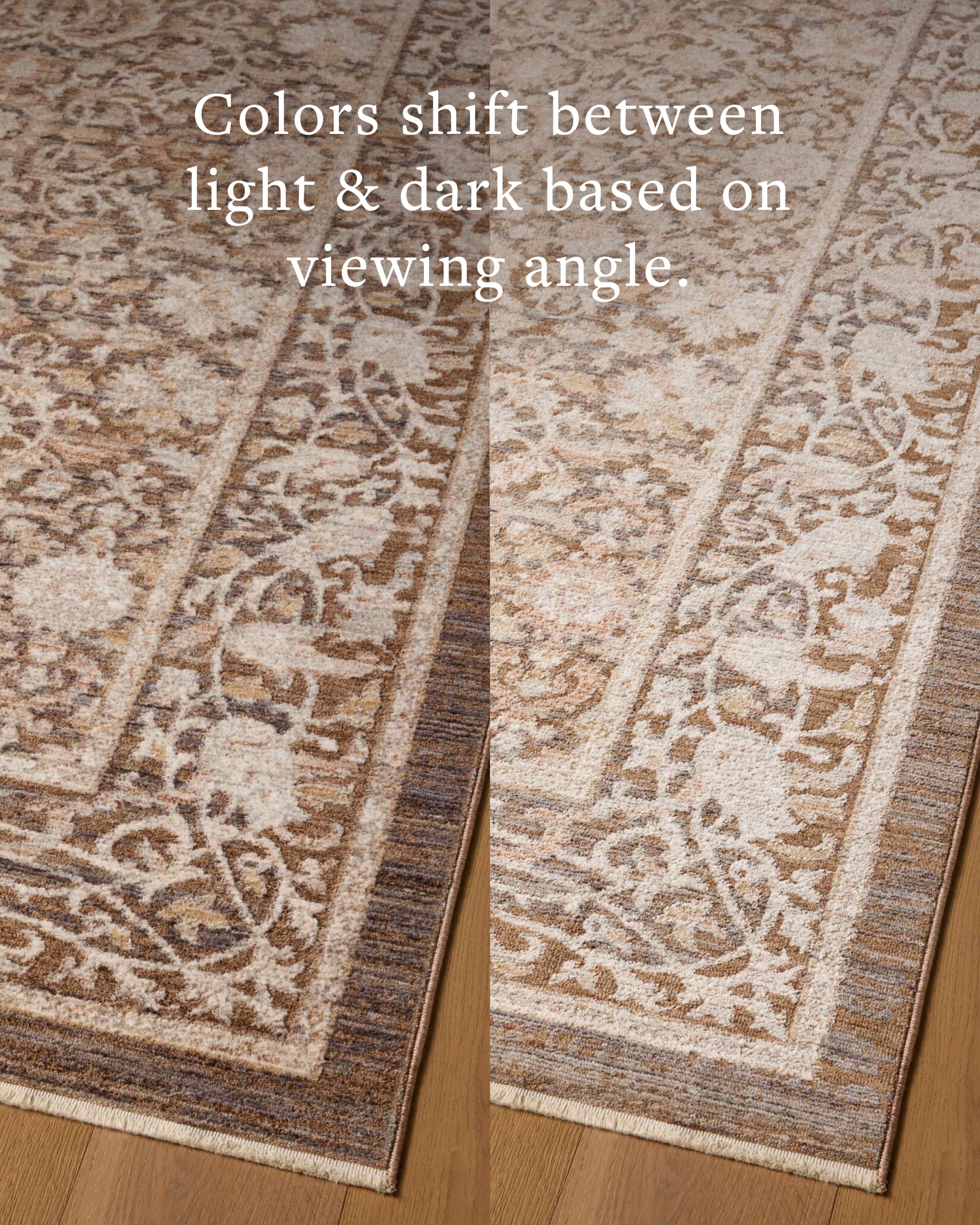 Chris Loves Julia x Loloi Doris Tobacco / Ivory Rug - Rug & Weave