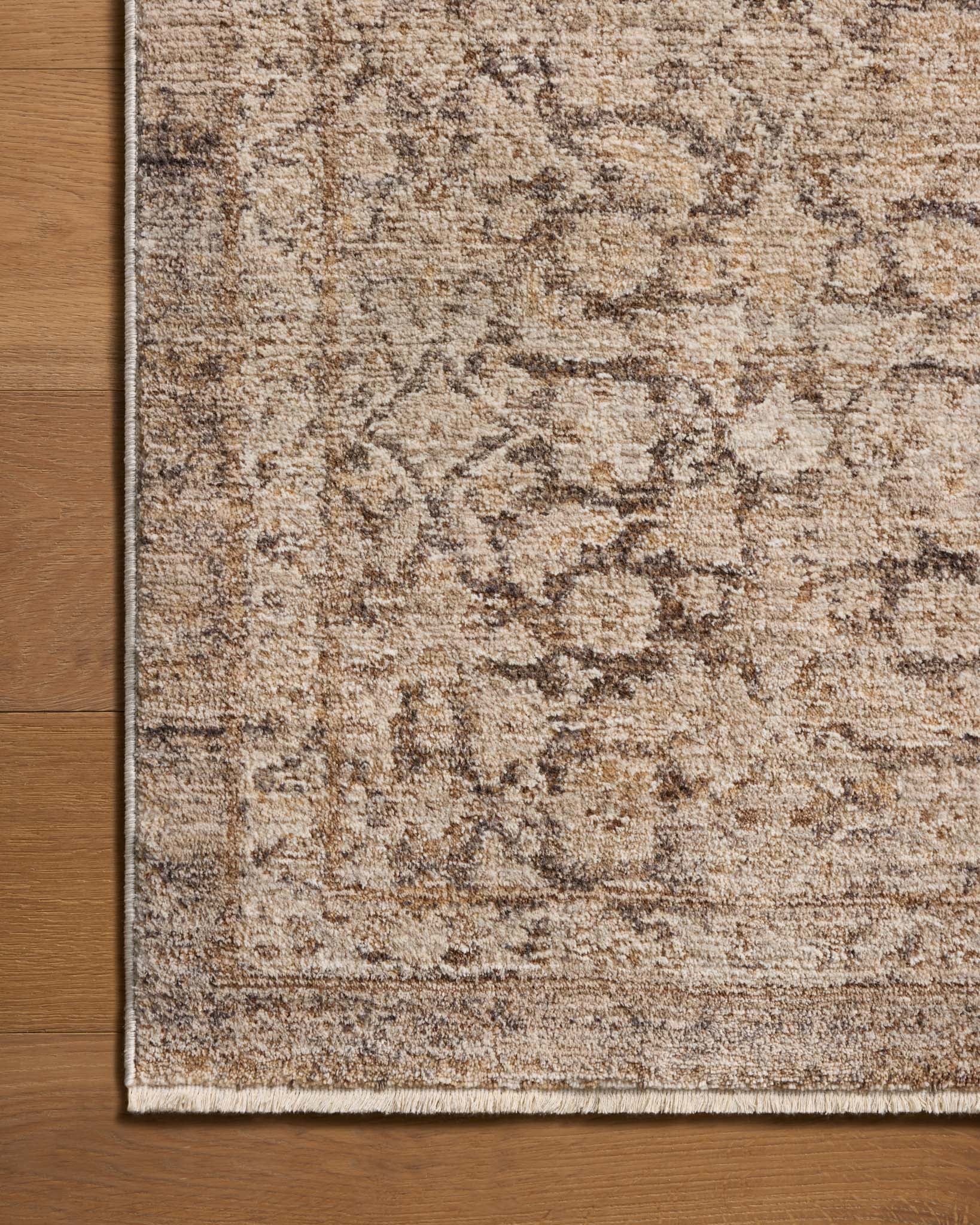 Chris Loves Julia x Loloi Doris Mushroom / Natural Rug - Rug & Weave