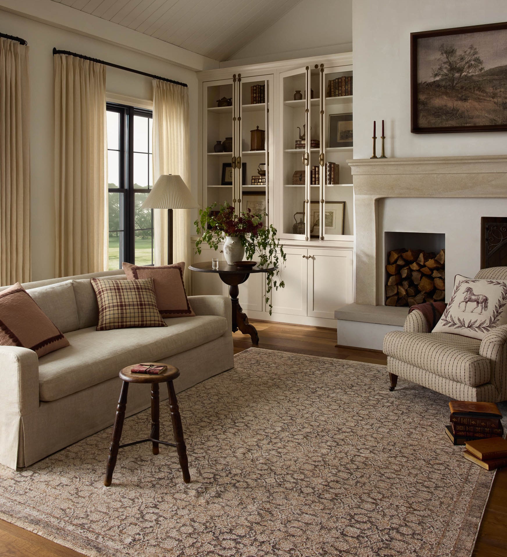 Chris Loves Julia x Loloi Doris Mushroom / Natural Rug - Rug & Weave