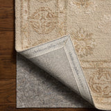 Chris Loves Julia x Loloi Dorothea Dove / Natural Rug RUGS - wool Loloi