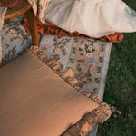 Latte Ruffle Pillow Cover 1 - PILLOWS - Linen - neutral Rug & Weave Pillows