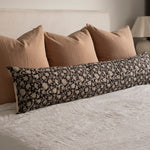 Mica Long Lumbar Pillow Cover 1 - PILLOWS - block print - neutral Rug & Weave Pillows