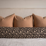 Mica Long Lumbar Pillow Cover 1 - PILLOWS - block print - neutral Rug & Weave Pillows