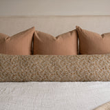 Tillie Long Lumbar Pillow Cover 1 - PILLOWS - block print - neutral Rug & Weave Pillows