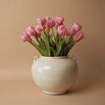 Faux Cotton Candy Pink Peony Tulip Bundle faux stem Tri W Imports