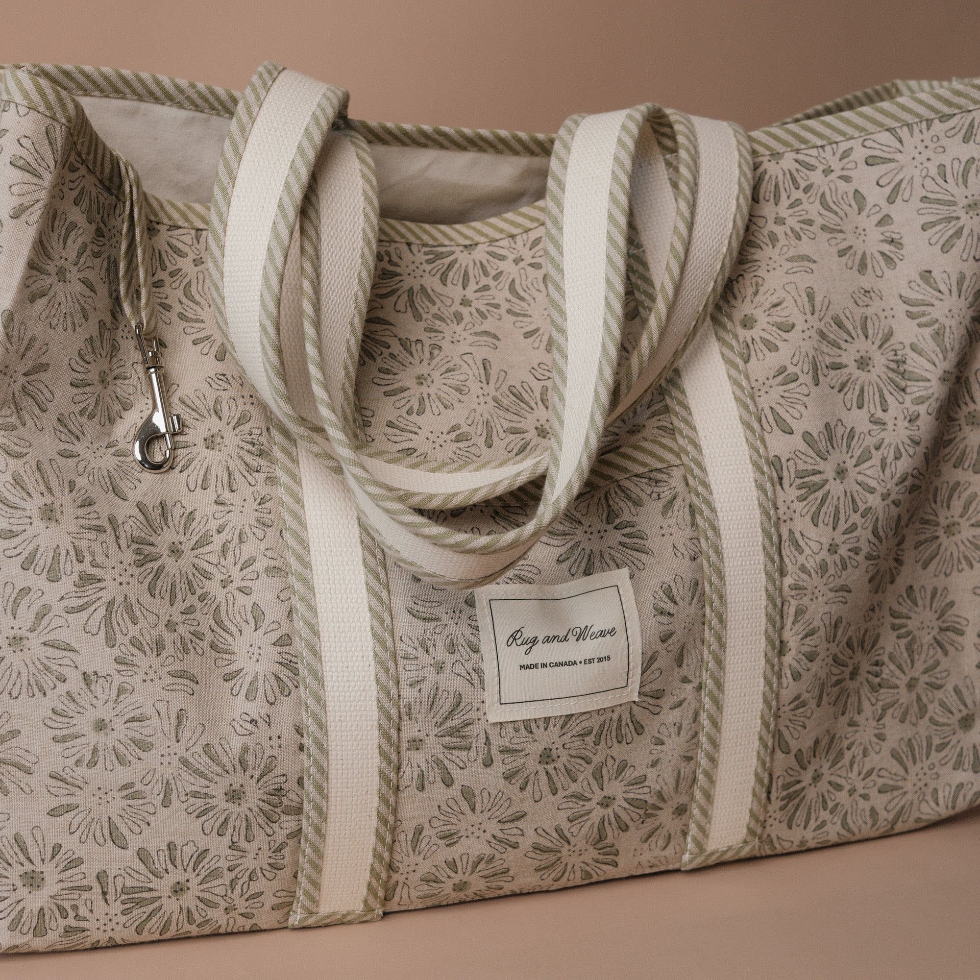 Rug & Weave made Block Print Tote Bag reusable bag Rug and Weave
