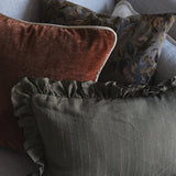 Edmund Ruffle Pillow Cover