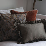 Edmund Ruffle Pillow Cover