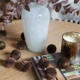 Recycled Paper Honeycomb Garland CHRISTMAS 2023 Creative Co-op (DYA)