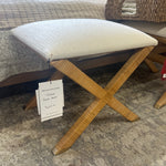 FLOOR MODEL - Taffeta Small Bench FURNITURE - floor model Uttermost