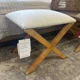 FLOOR MODEL - Taffeta Small Bench FURNITURE - floor model Uttermost