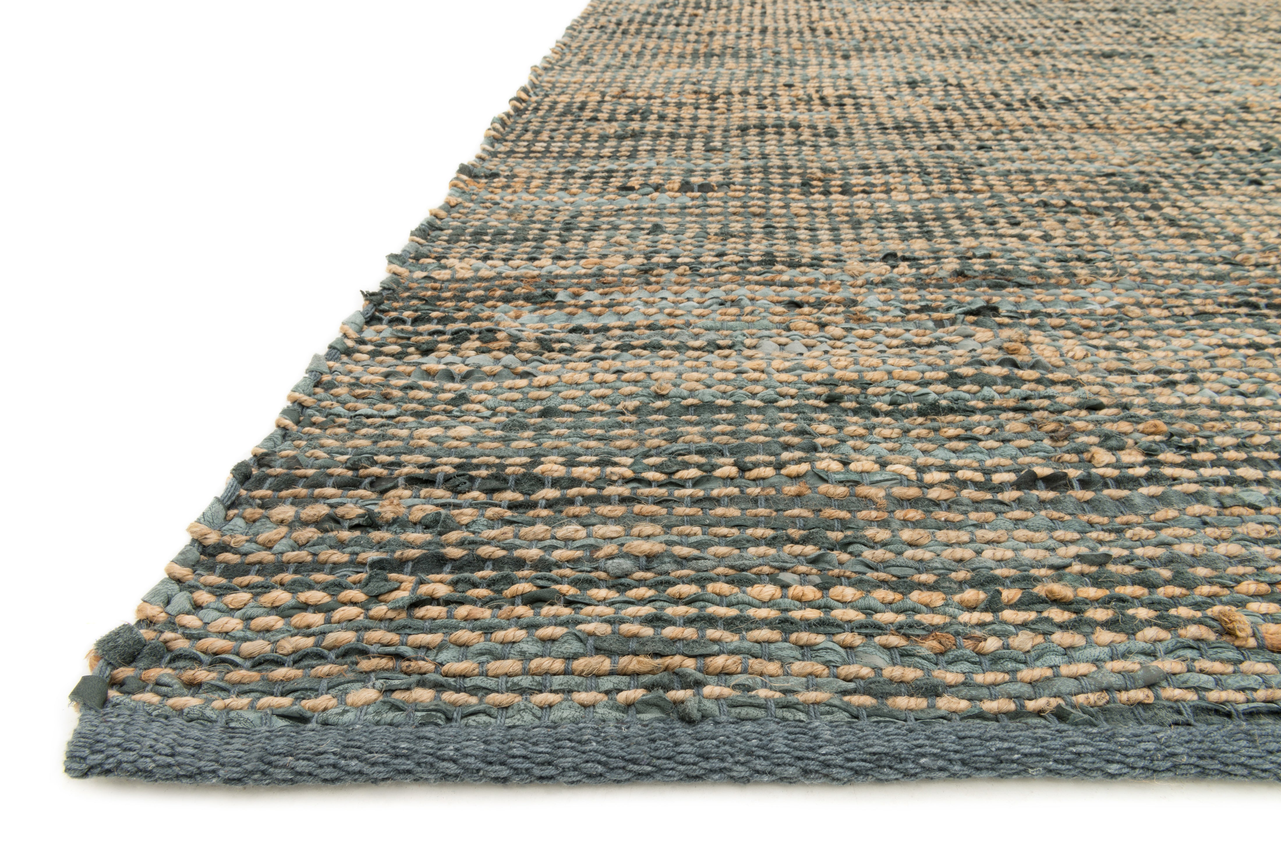 Loloi Edge Grey Rug RUGS - jute Loloi